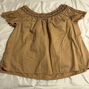 Old Navy Smocked Neck Blouse
